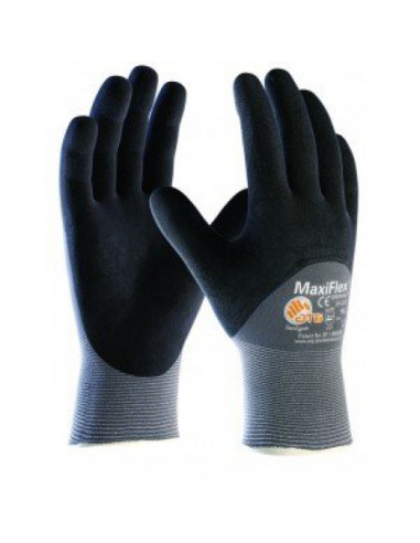 Paire de gants MAXIFLEX 34-875 - Enduction paume, doigts, 3/4 dos